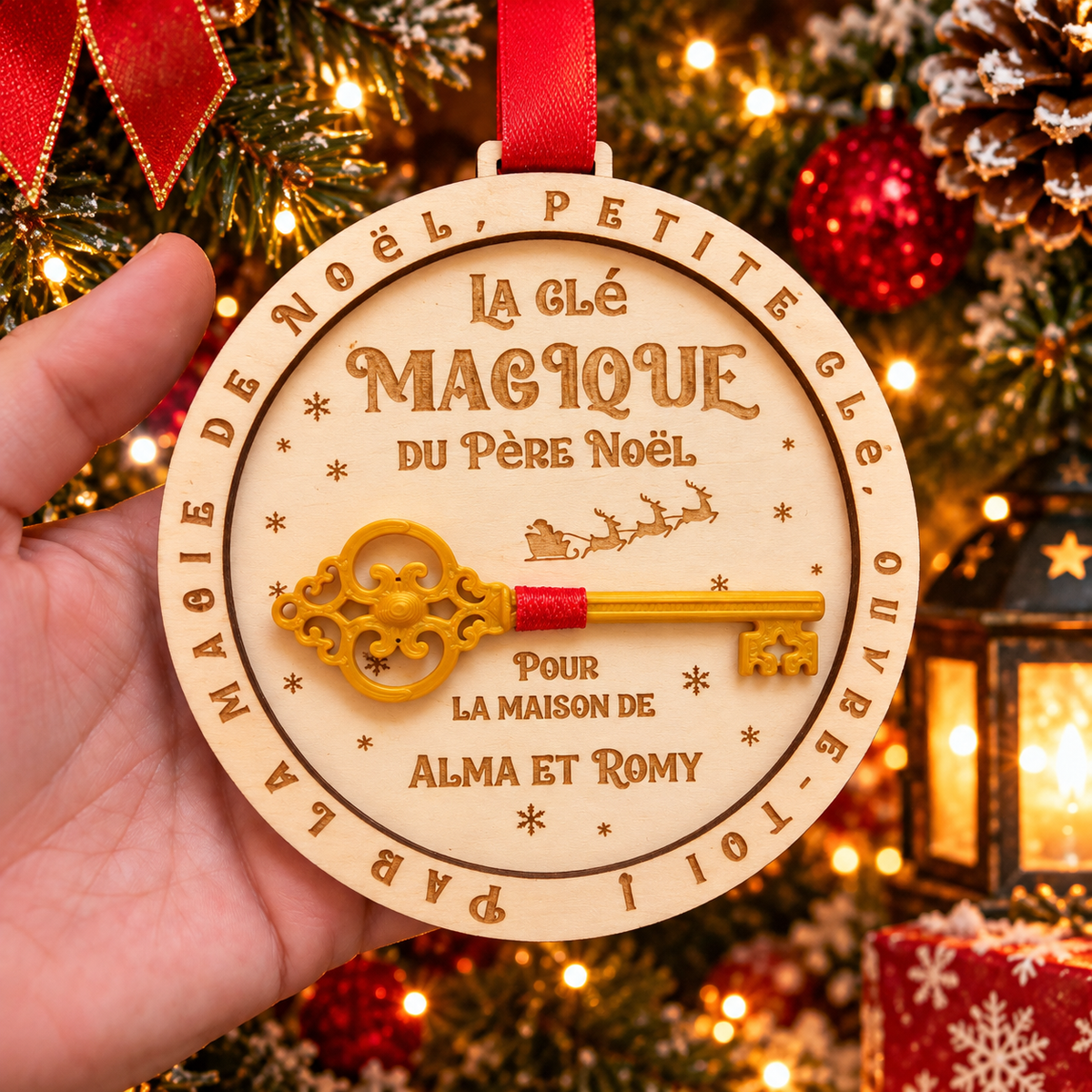 La clé magique du Père Noël - Modèle 2