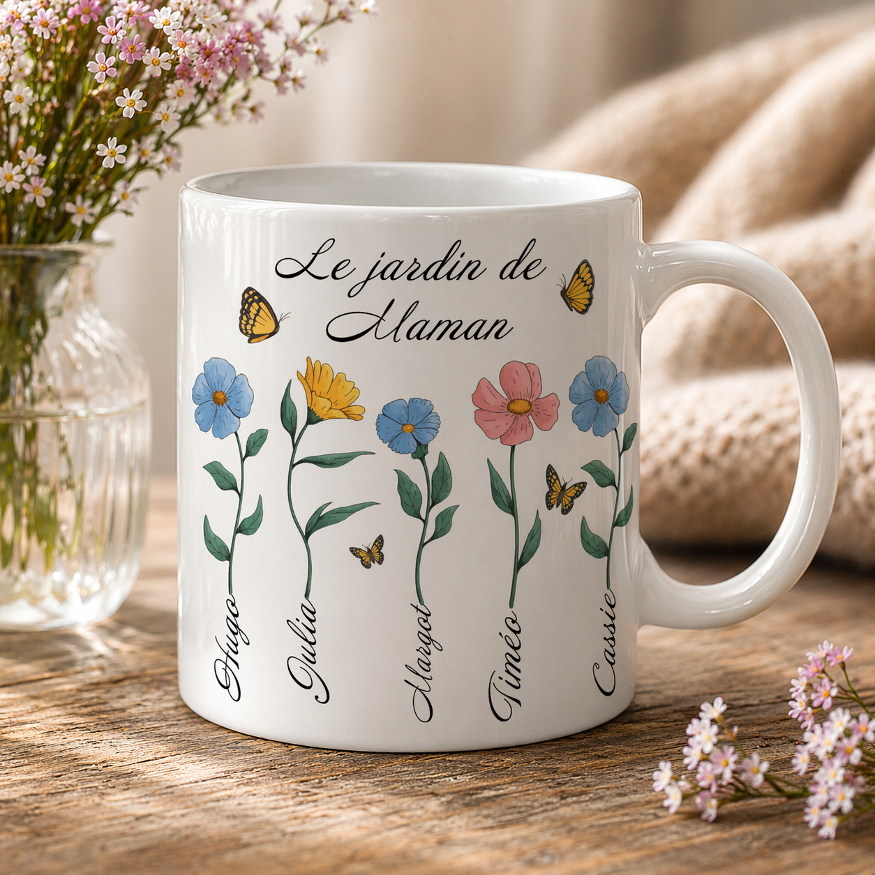 Mug " Le jardin de maman"