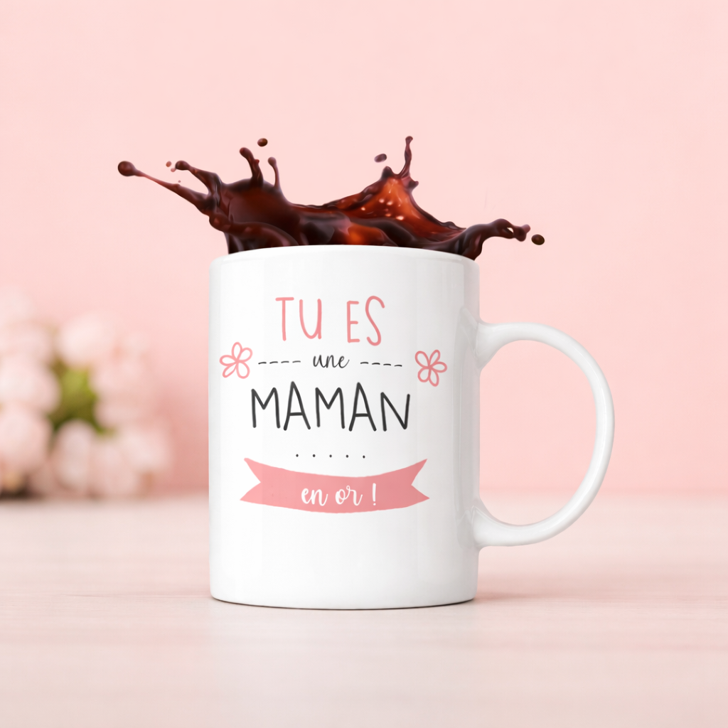Mug "Maman en or"