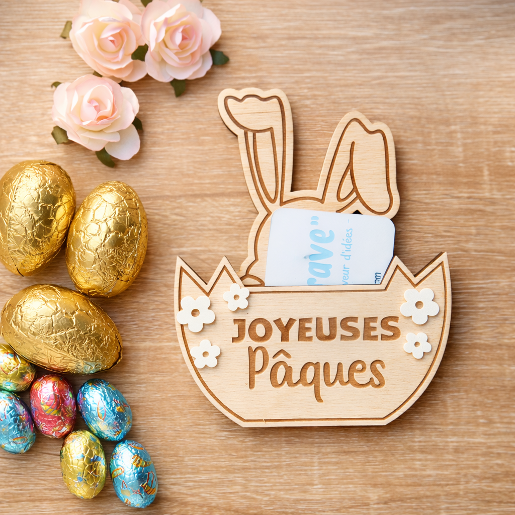 Porte billet / carte cadeau Lapin