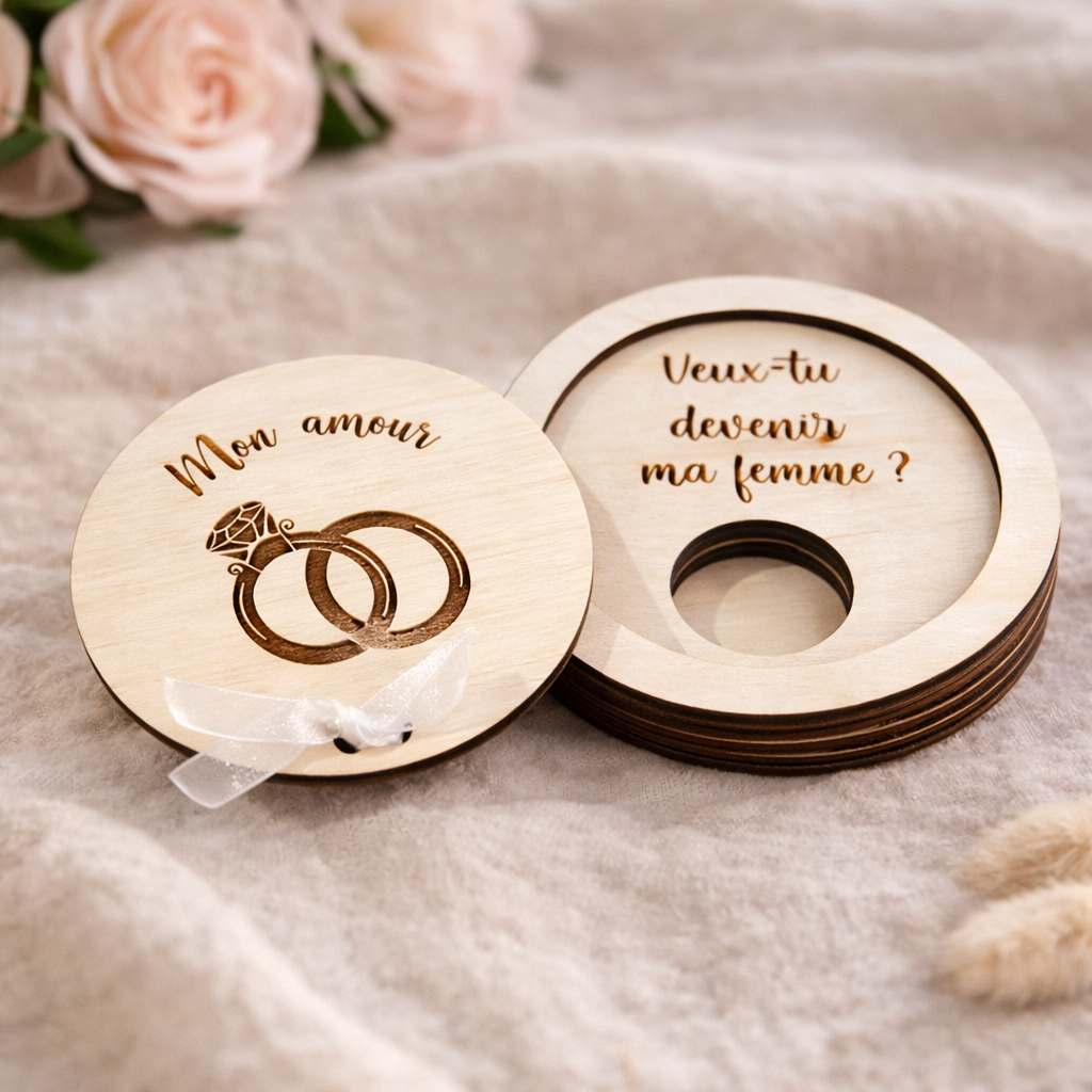 Boite demande en mariage "alliance"