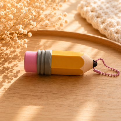 Porte-clés Clicker Crayon – Collection Fin d’Année Scolaire