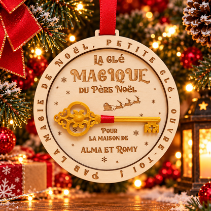 La clé magique du Père Noël - Modèle 2