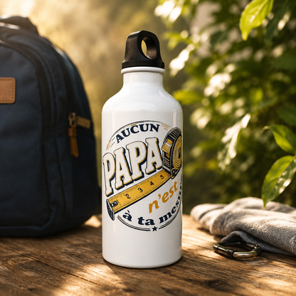 Gourde Isotherme « Aucun Papa n'est à ta mesure »