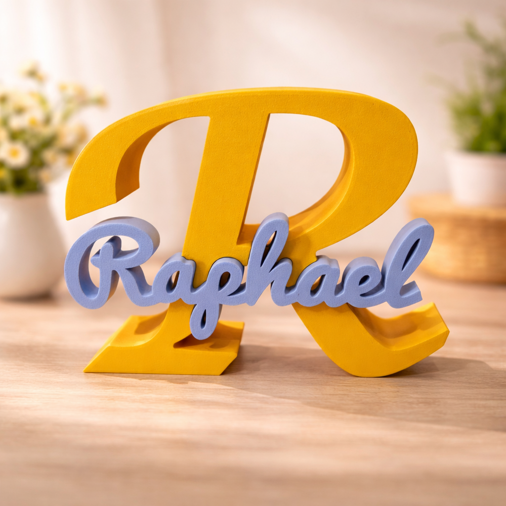 Lettre 3D personnalisée
