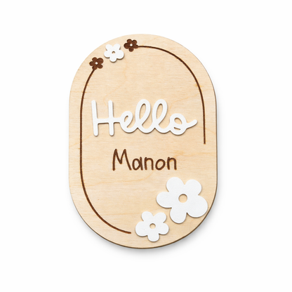 Carte étape "Marguerite" personnalisable