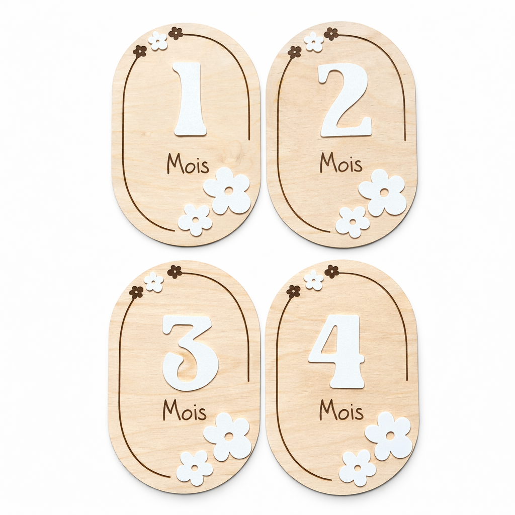 Carte étape "Marguerite" personnalisable