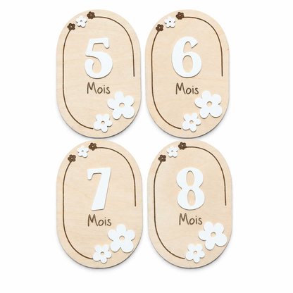 Carte étape "Marguerite" personnalisable