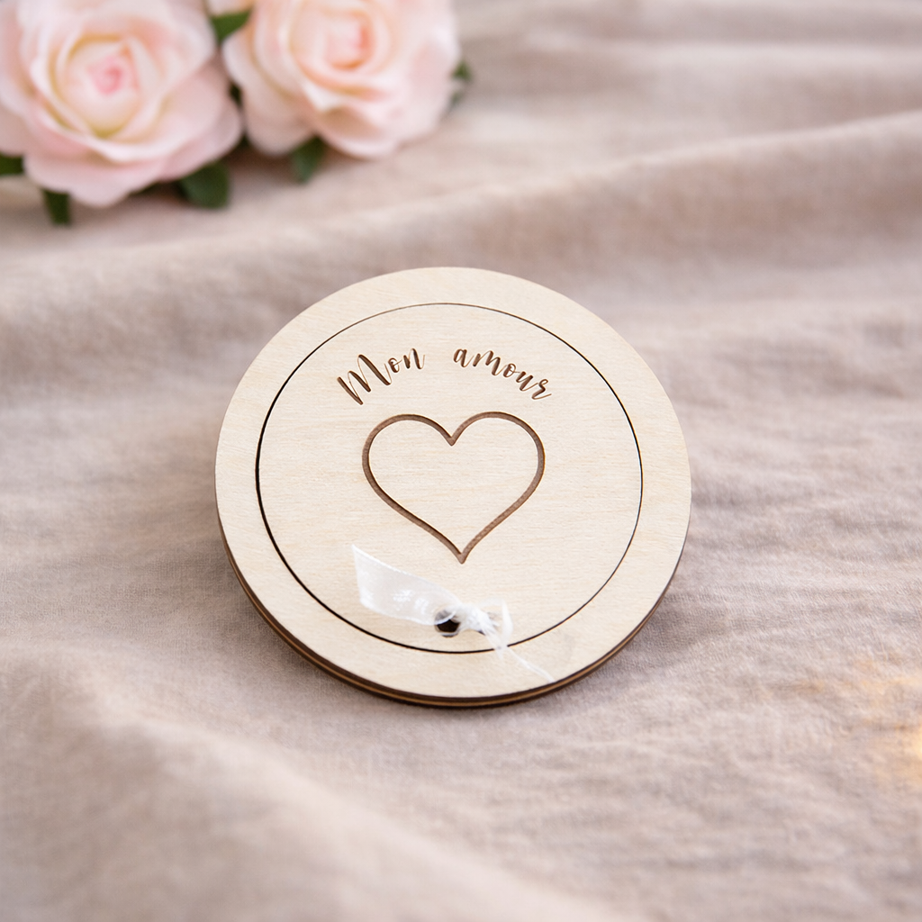 Boite demande en mariage "coeur"