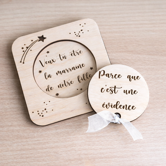 Boite demande marraine "étoile"