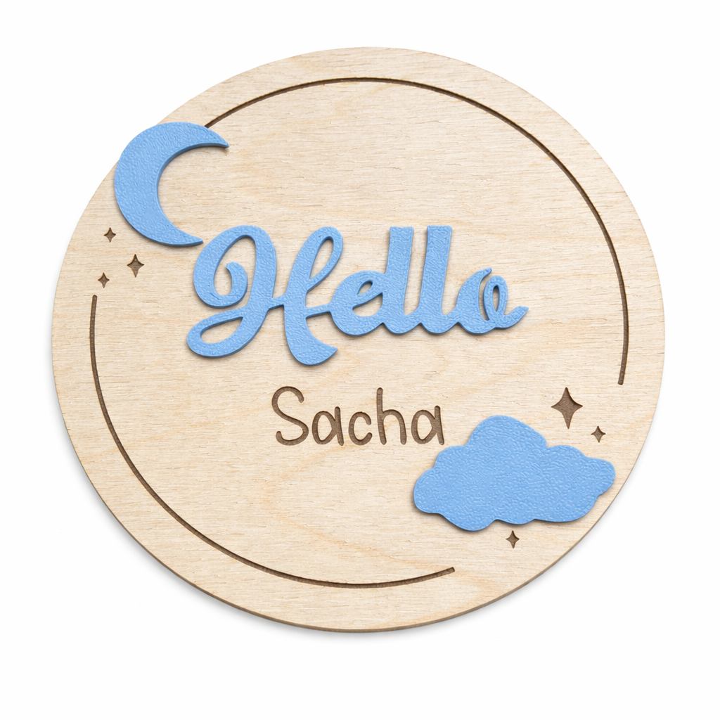 Carte étape "Petit Nuage" personnalisable
