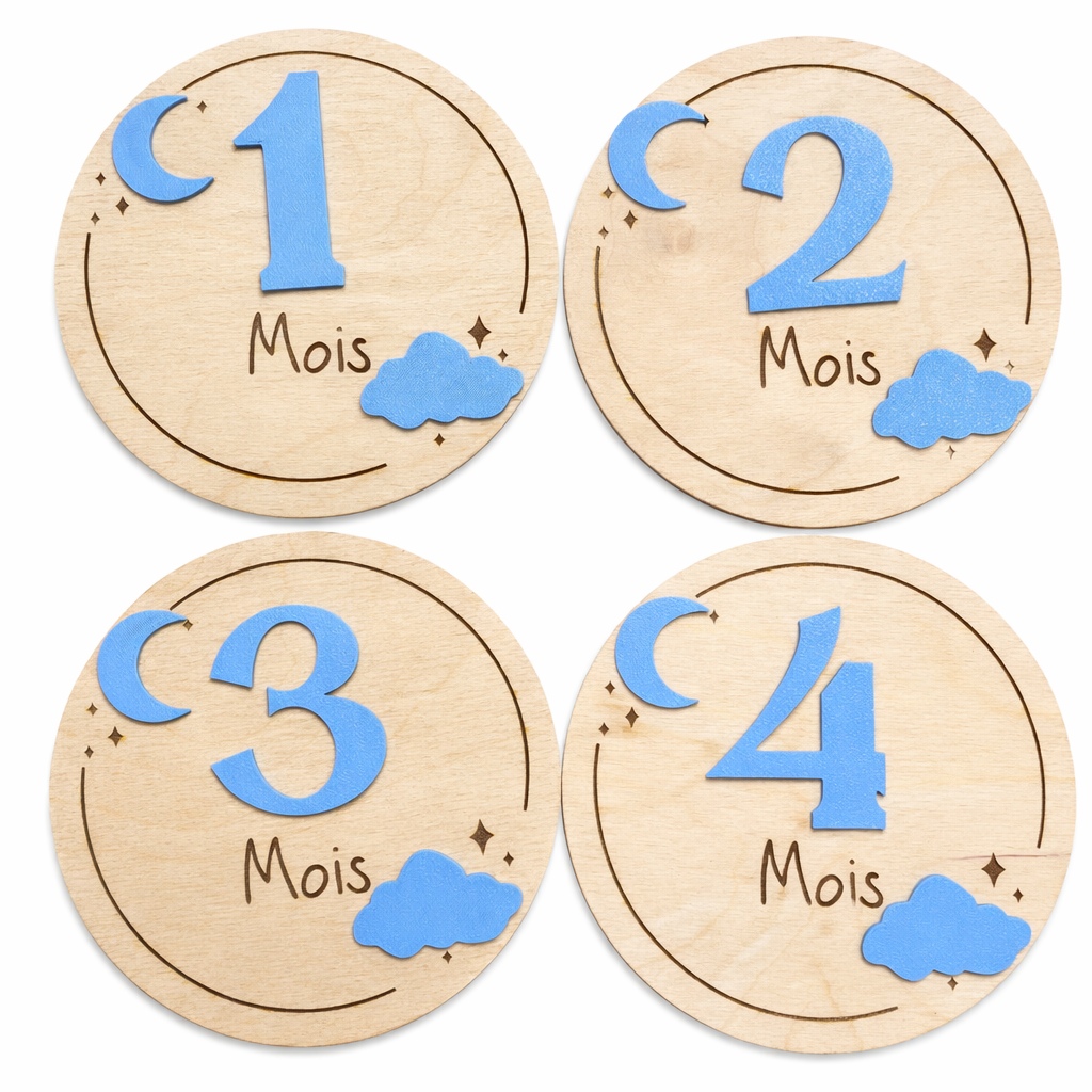 Carte étape "Petit Nuage" personnalisable