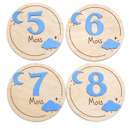 Carte étape "Petit Nuage" personnalisable