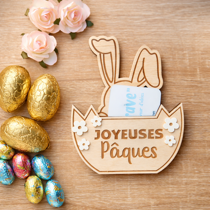 Porte billet / carte cadeau Lapin
