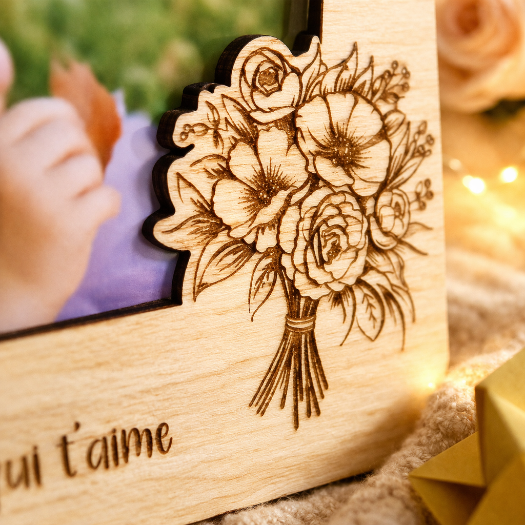 Cadre photo "bonne fête mamie"