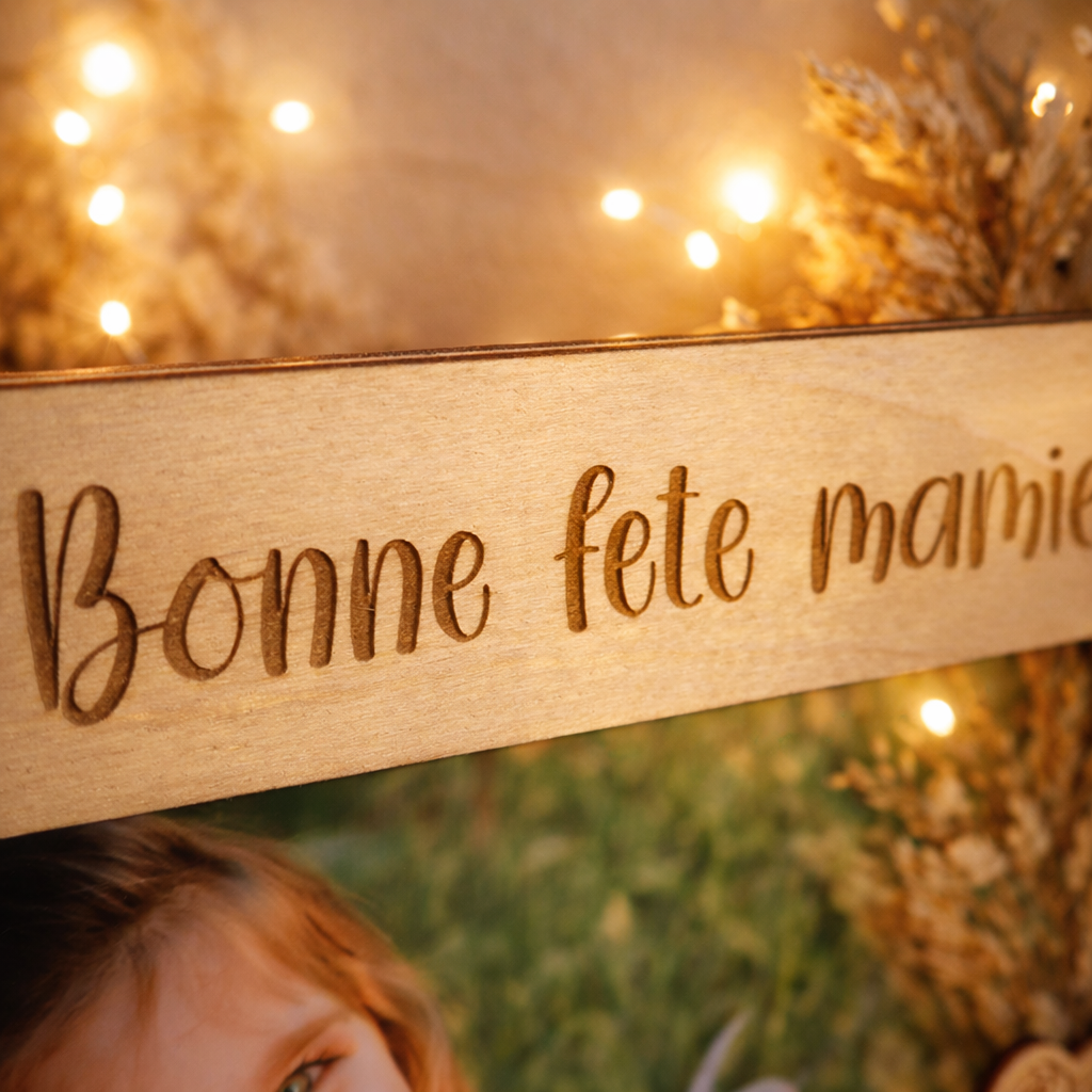 Cadre photo "bonne fête mamie"