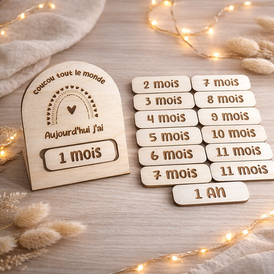 Carte étape "arc en ciel"