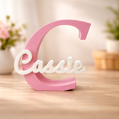 Lettre 3D personnalisée