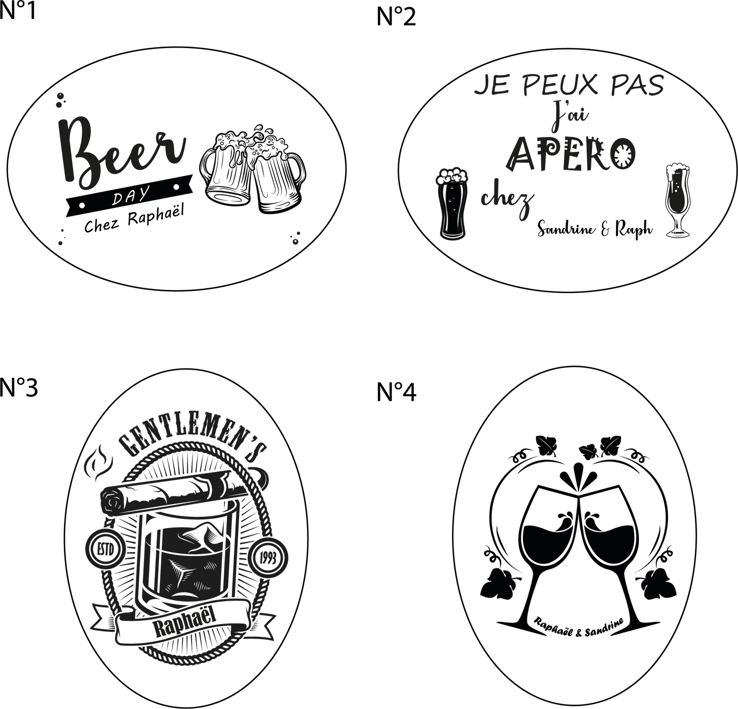 Plateau apéro à personnaliser