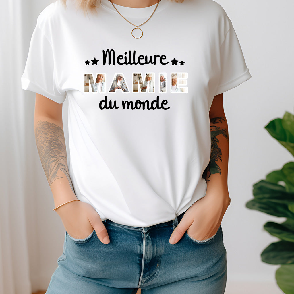 T-shirt « Meilleure Mamie du Monde »
