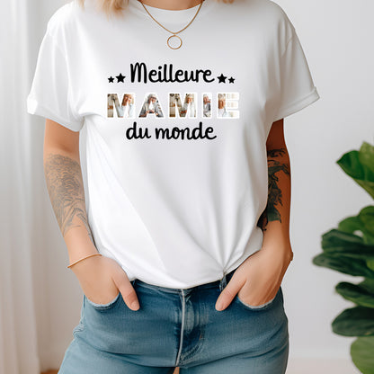 T-shirt « Meilleure Mamie du Monde »