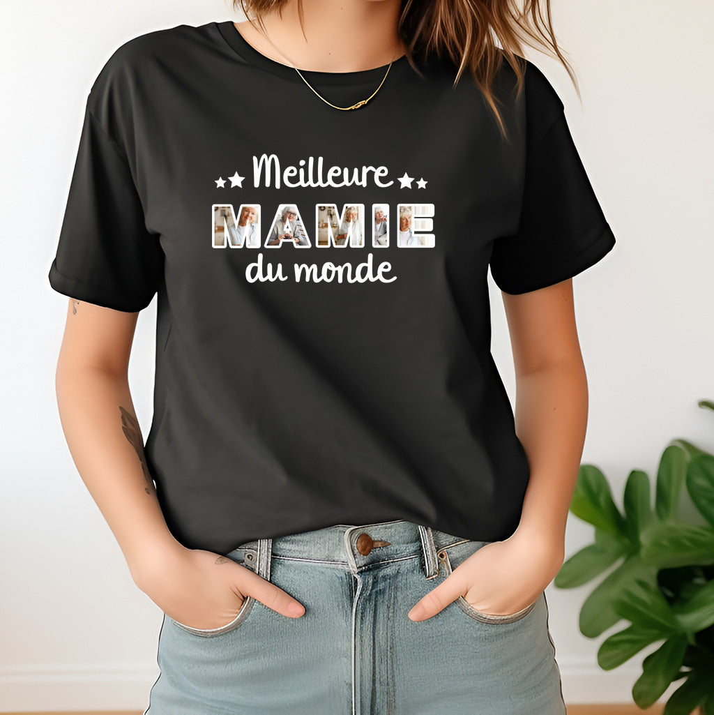 T-shirt « Meilleure Mamie du Monde »